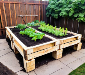 How to Build an Easy Raised Garden Bed with Pallets