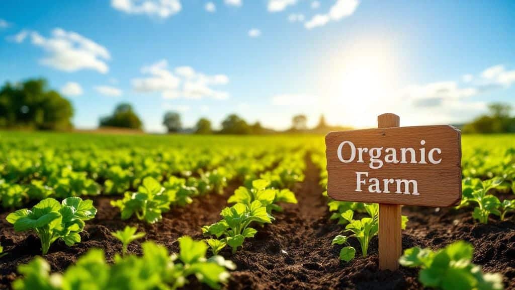 An Agriculture Biologique certified farm showcasing natural and sustainable farming practices.
