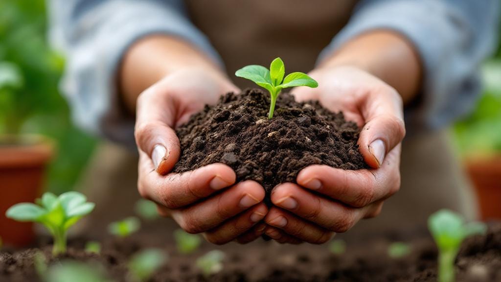 Best potting soil texture for container vegetables with perlite and compost